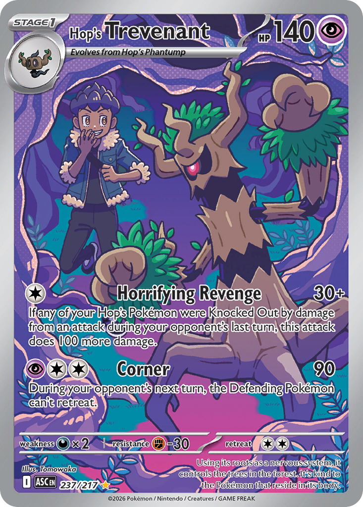 Hop's Trevenant 237/217 from Pokemon TCG Ascended Heroes