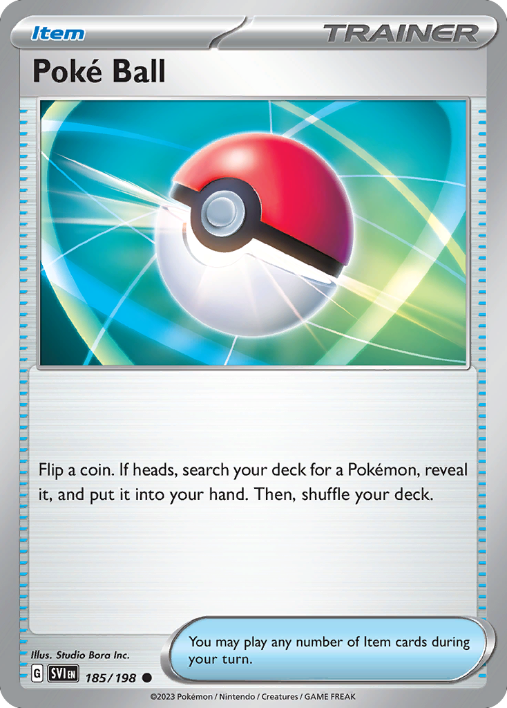 Poké Ball 185/198 from Pokemon TCG Scarlet & Violet