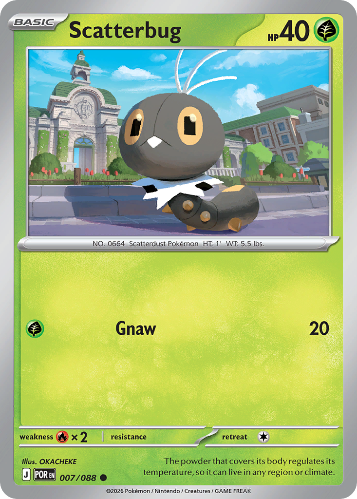 Scatterbug 007/088 from Pokemon TCG Perfect Order