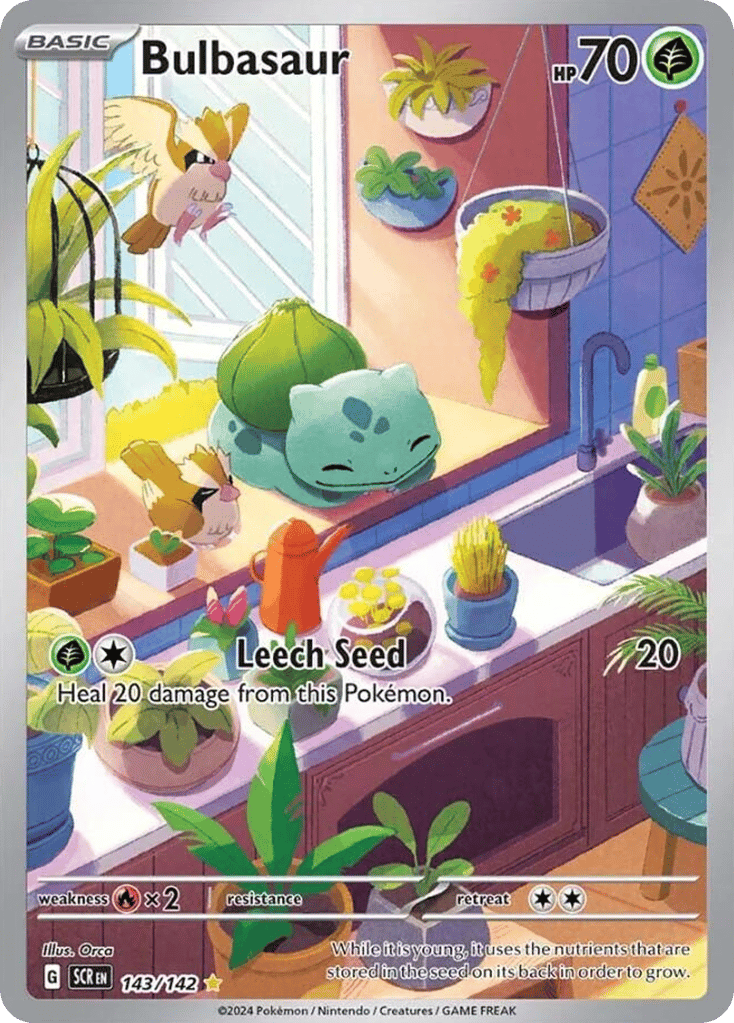 Bulbasaur 143/142 from Pokemon TCG Stellar Crown