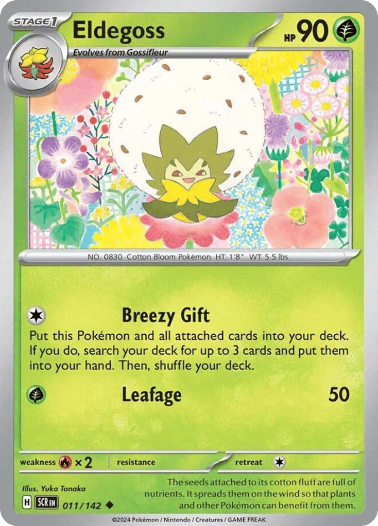 Eldegoss 011/142 from Pokemon TCG Stellar Crown