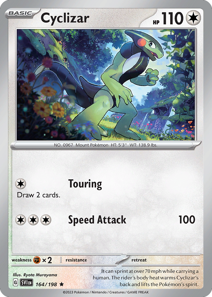 Cyclizar 164/198 from Pokemon TCG Scarlet & Violet