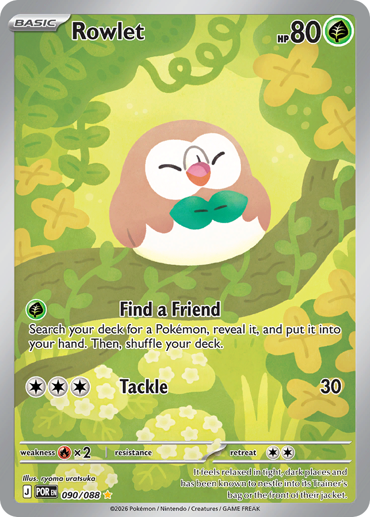 Rowlet 090/088 from Pokemon TCG Perfect Order