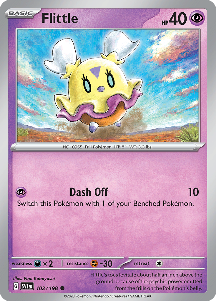Flittle 102/198 from Pokemon TCG Scarlet & Violet