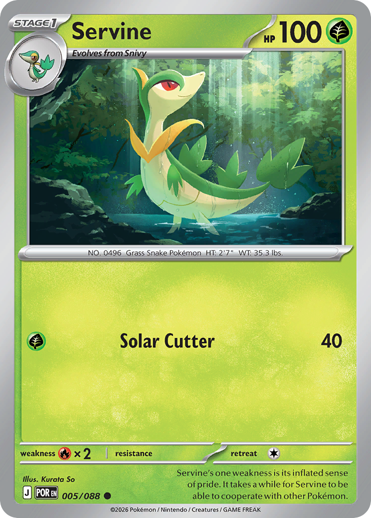 Servine 005/088 from Pokemon TCG Perfect Order