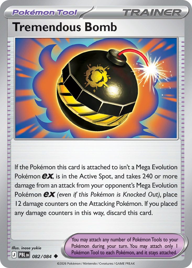 Tremendous Bomb 082/084 from Pokemon TCG Pitch Black