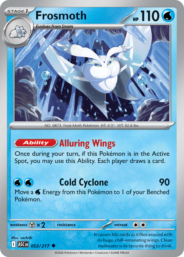 Frosmoth 053/217 from Pokemon TCG Ascended Heroes