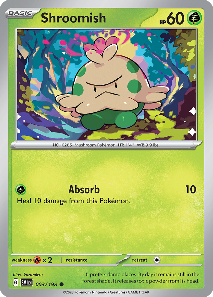 Shroomish 003/198 from Pokemon TCG Scarlet & Violet