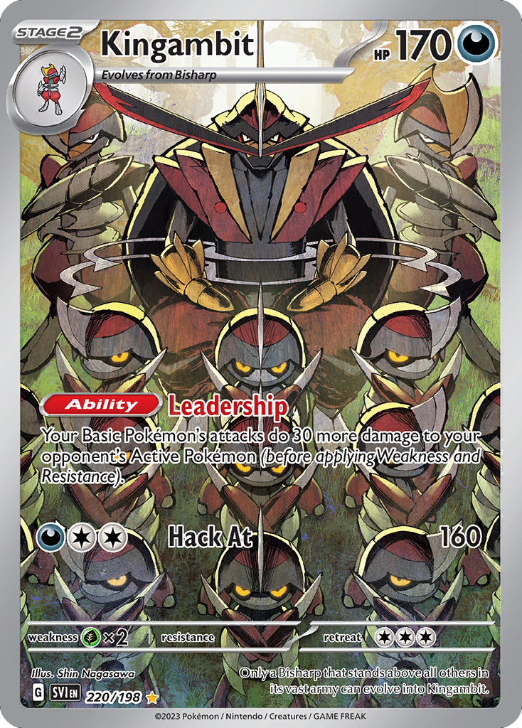 Kingambit 220/198 from Pokemon TCG Scarlet & Violet