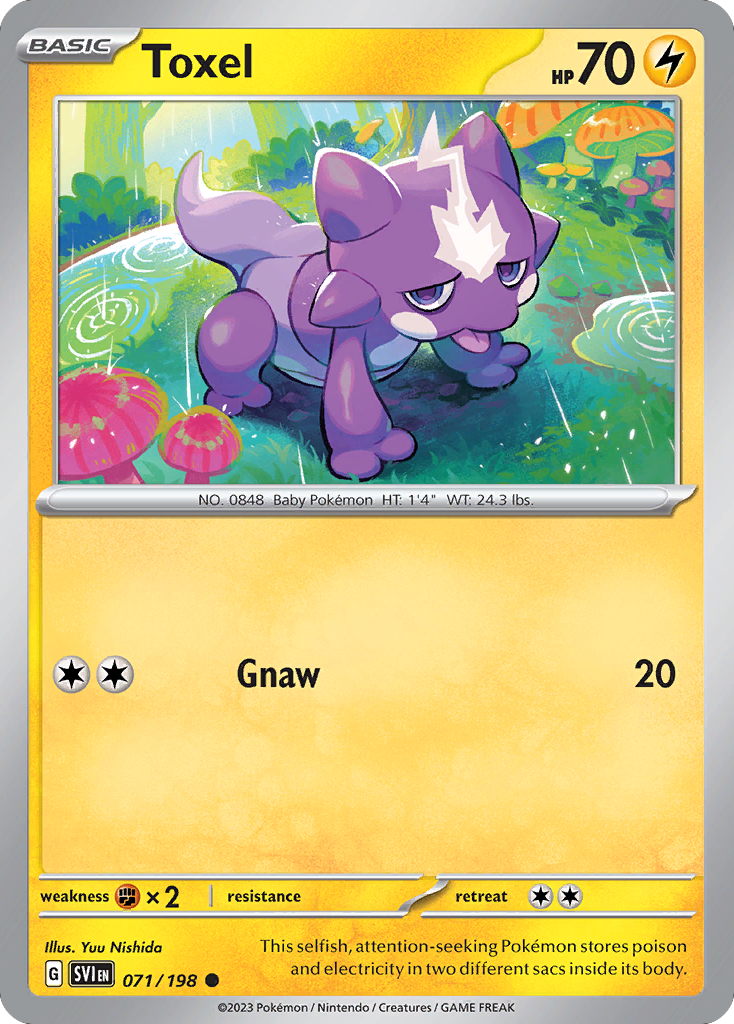 Toxel 071/198 from Pokemon TCG Scarlet & Violet