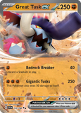 Great Tusk ex 123/198 from Pokemon TCG Scarlet & Violet