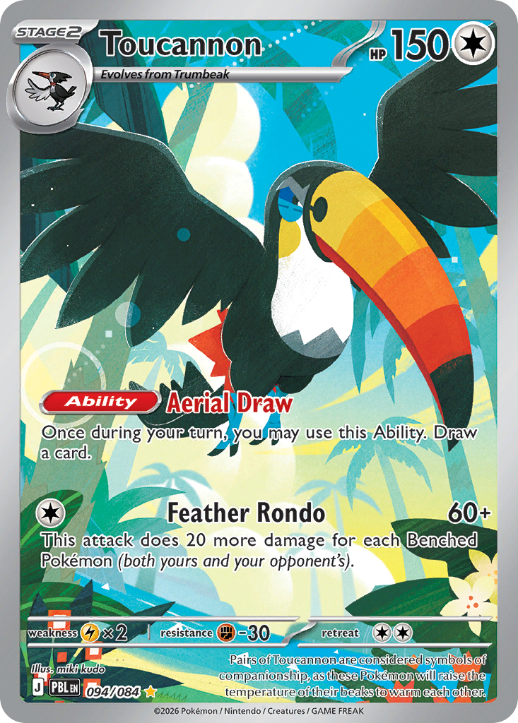 Toucannon 094/084 from Pokemon TCG Pitch Black