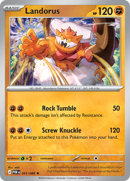 Landorus 041/088 from Pokemon TCG Perfect Order