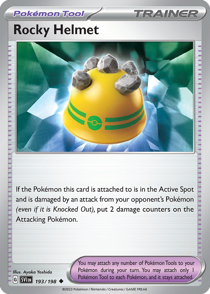 Rocky Helmet 193/198 from Pokemon TCG Scarlet & Violet