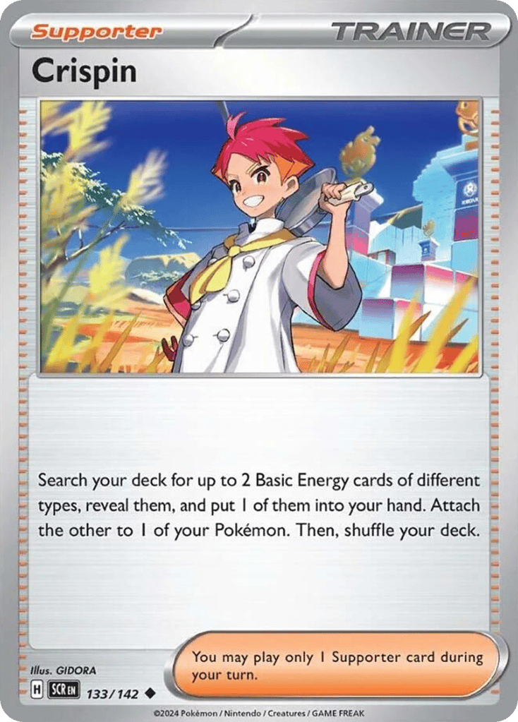 Crispin 133/142 from Pokemon TCG Stellar Crown