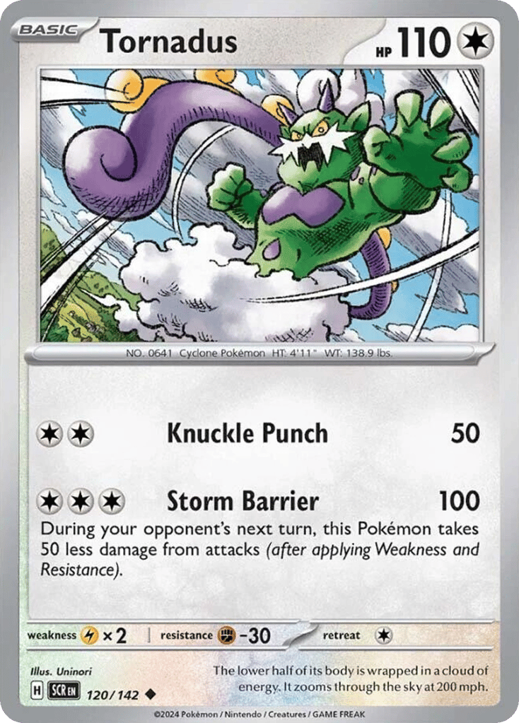 Tornadus 120/142 from Pokemon TCG Stellar Crown