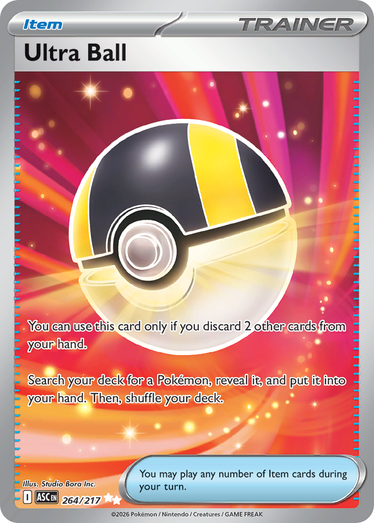 Ultra Ball 264/217 from Pokemon TCG Ascended Heroes