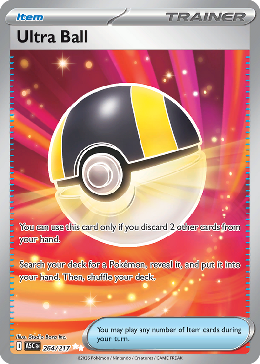 Ultra Ball 264/217 from Pokemon TCG Ascended Heroes