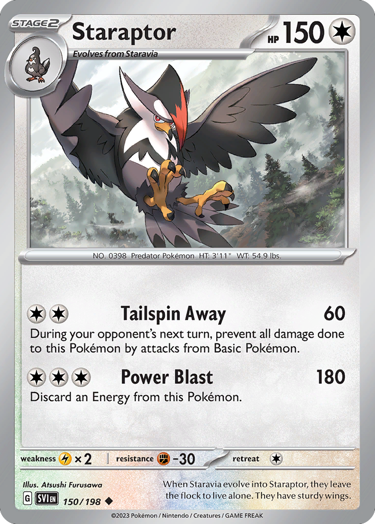 Staraptor 150/198 from Pokemon TCG Scarlet & Violet