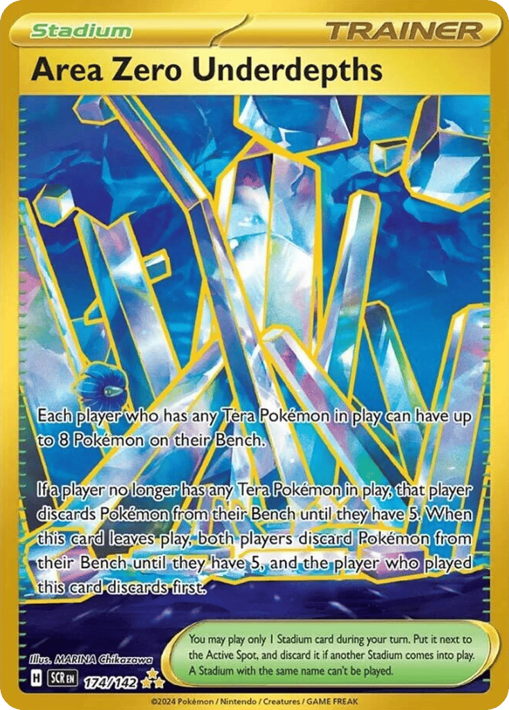 Area Zero Underdepths 174/142 from Pokemon TCG Stellar Crown