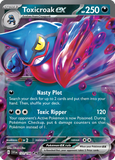 Toxicroak ex 131/198 from Pokemon TCG Scarlet & Violet
