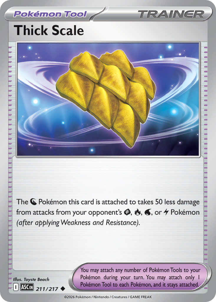 Thick Scale 211/217 from Pokemon TCG Ascended Heroes