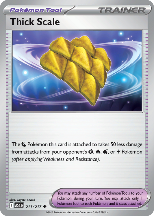 Thick Scale 211/217 from Pokemon TCG Ascended Heroes