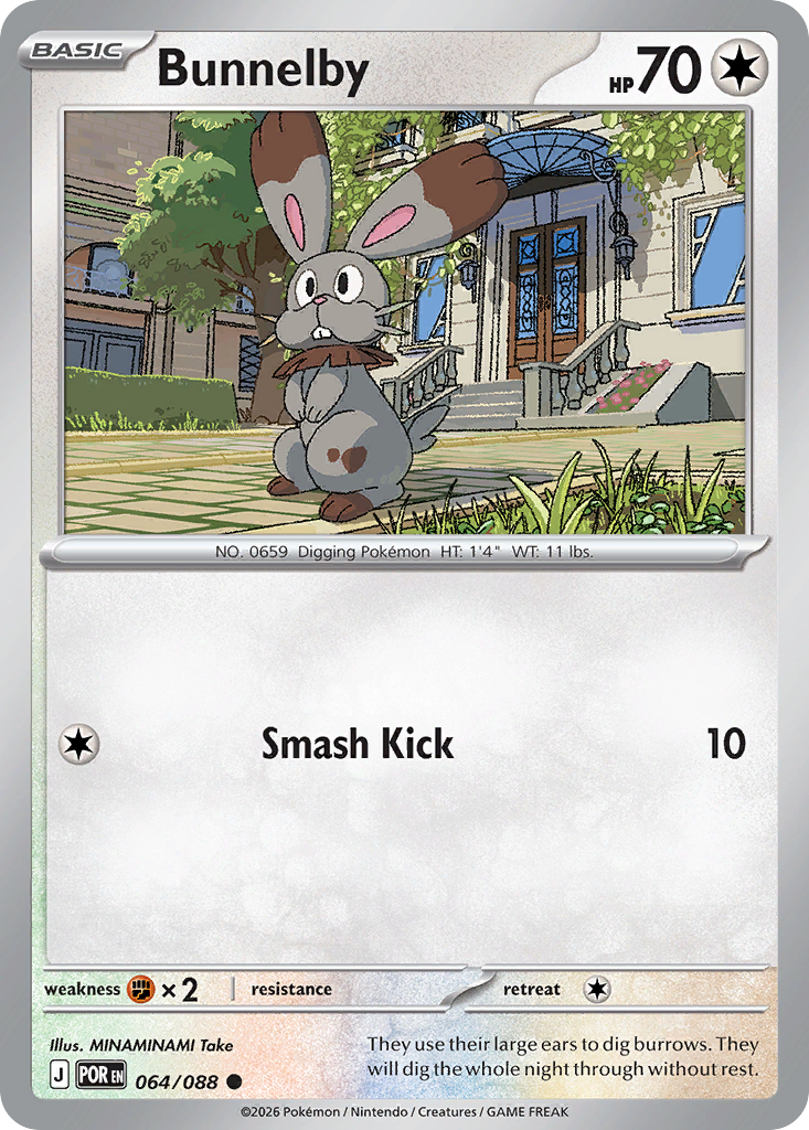 Bunnelby 064/088 from Pokemon TCG Perfect Order