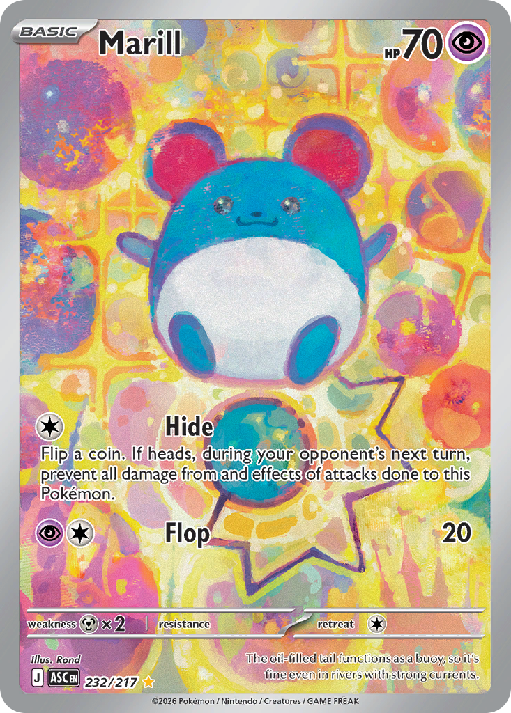 Marill 232/217 from Pokemon TCG Ascended Heroes