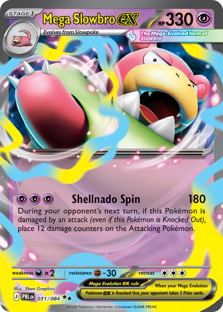 Mega Slowbro ex 031/084 from Pokemon TCG Pitch Black