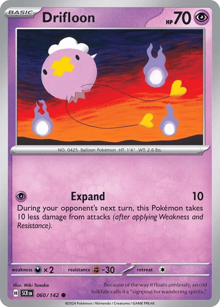 Drifloon 060/142 from Pokemon TCG Stellar Crown