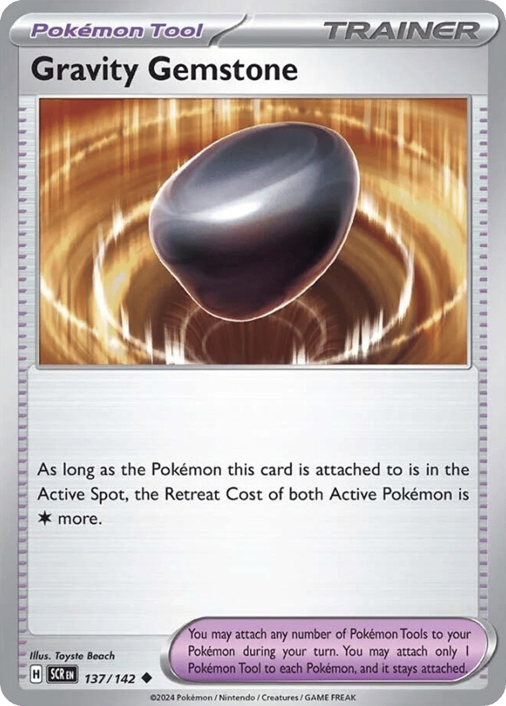 Gravity Gemstone 137/142 from Pokemon TCG Stellar Crown