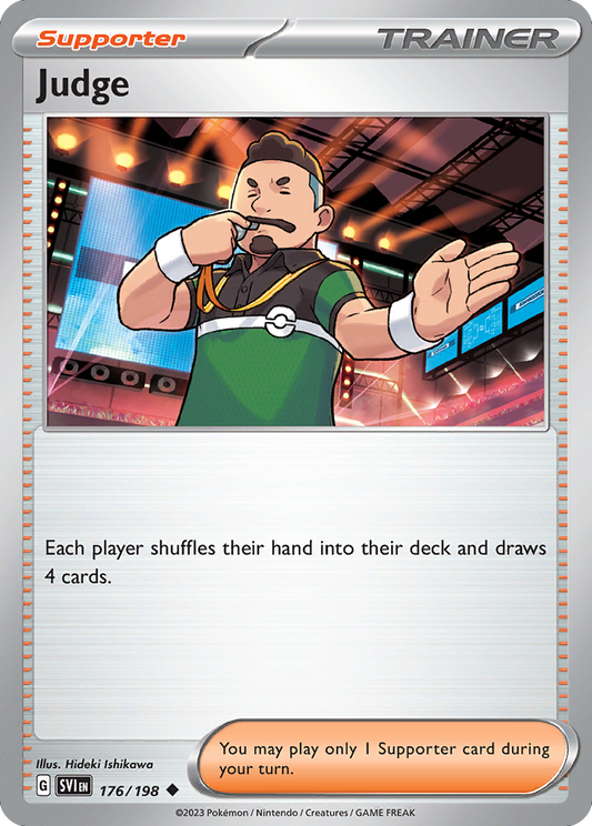 Judge 176/198 from Pokemon TCG Scarlet & Violet