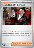 Team Rocket's Giovanni 204/217 from Pokemon TCG Ascended Heroes