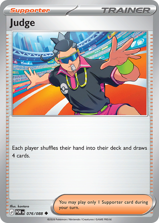 Judge 076/088 from Pokemon TCG Perfect Order