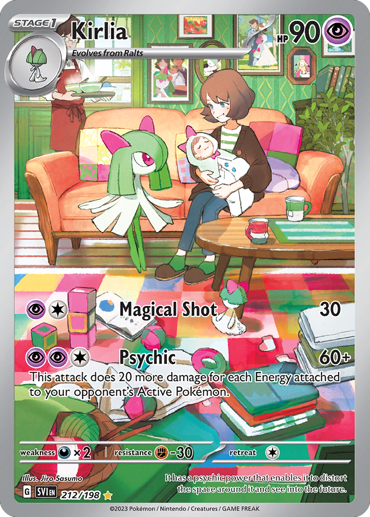 Kirlia 212/198 from Pokemon TCG Scarlet & Violet