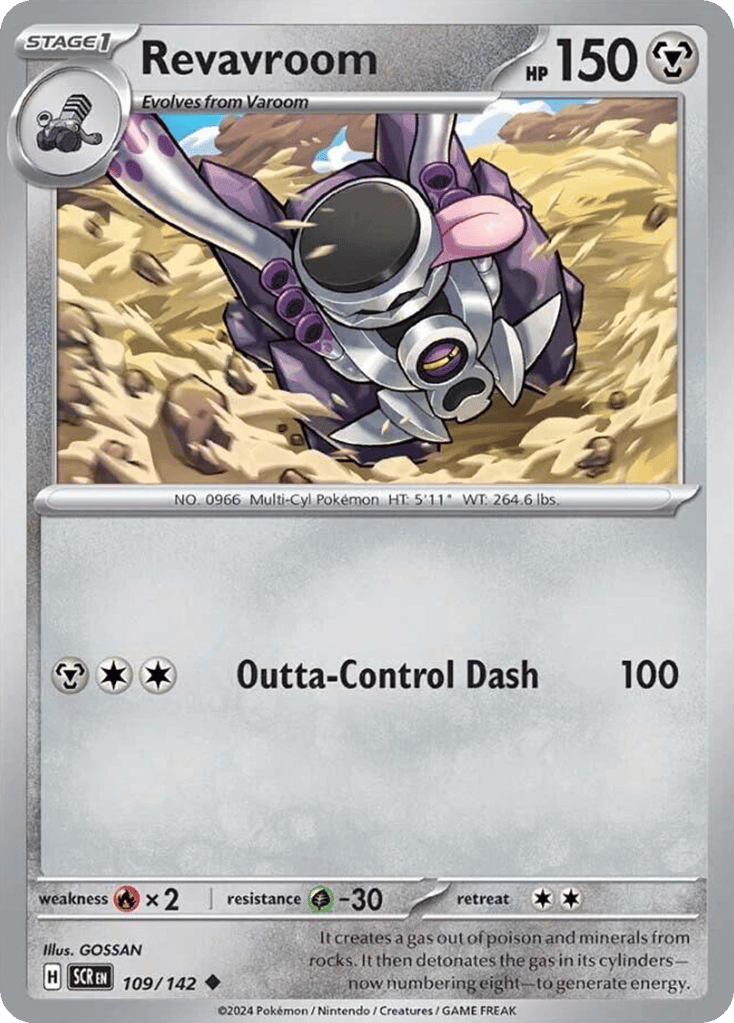 Revavroom 109/142 from Pokemon TCG Stellar Crown