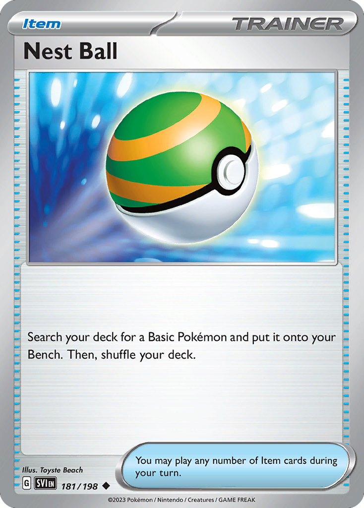 Nest Ball 181/198 from Pokemon TCG Scarlet & Violet