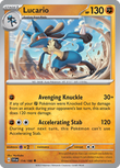 Lucario 114/198 from Pokemon TCG Scarlet & Violet