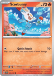 Scorbunny 026/142 from Pokemon TCG Stellar Crown