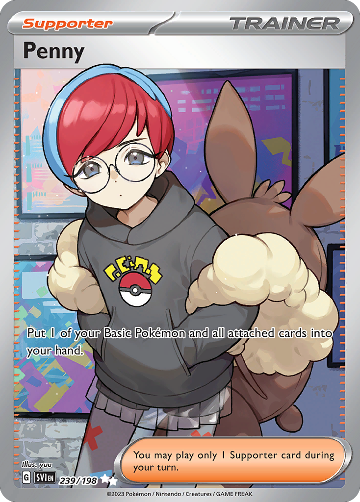 Penny 239/198 from Pokemon TCG Scarlet & Violet