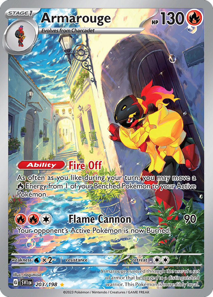 Armarouge 203/198 from Pokemon TCG Scarlet & Violet