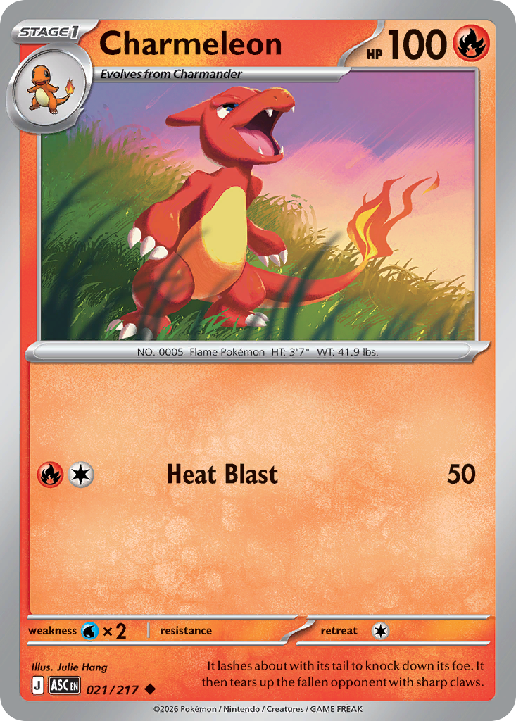 Charmeleon 021/217 from Pokemon TCG Ascended Heroes