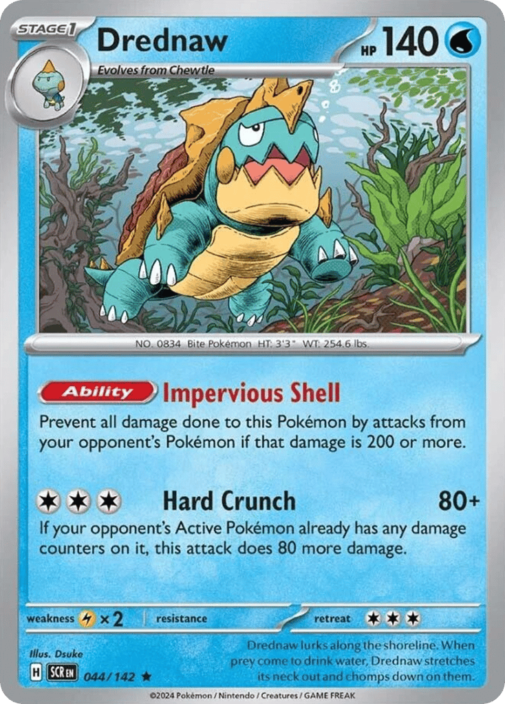 Drednaw 044/142 from Pokemon TCG Stellar Crown