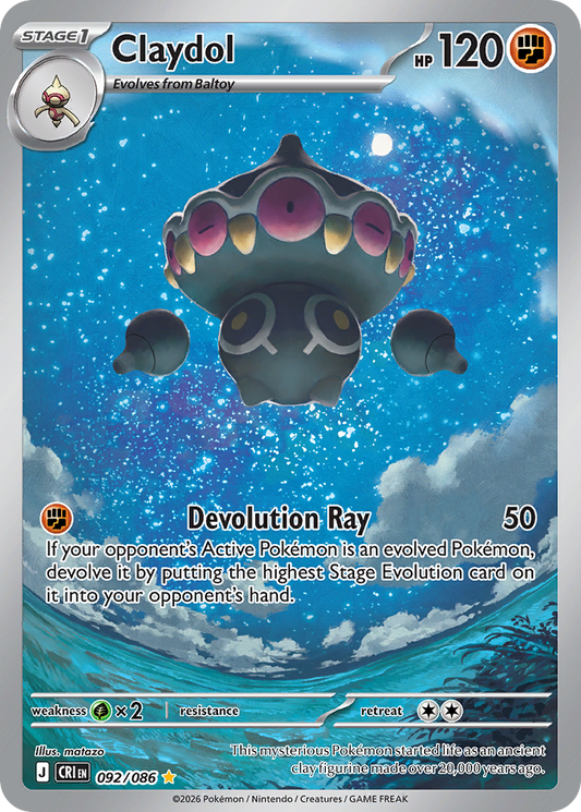 Claydol 092/086 from Pokemon TCG Chaos Rising