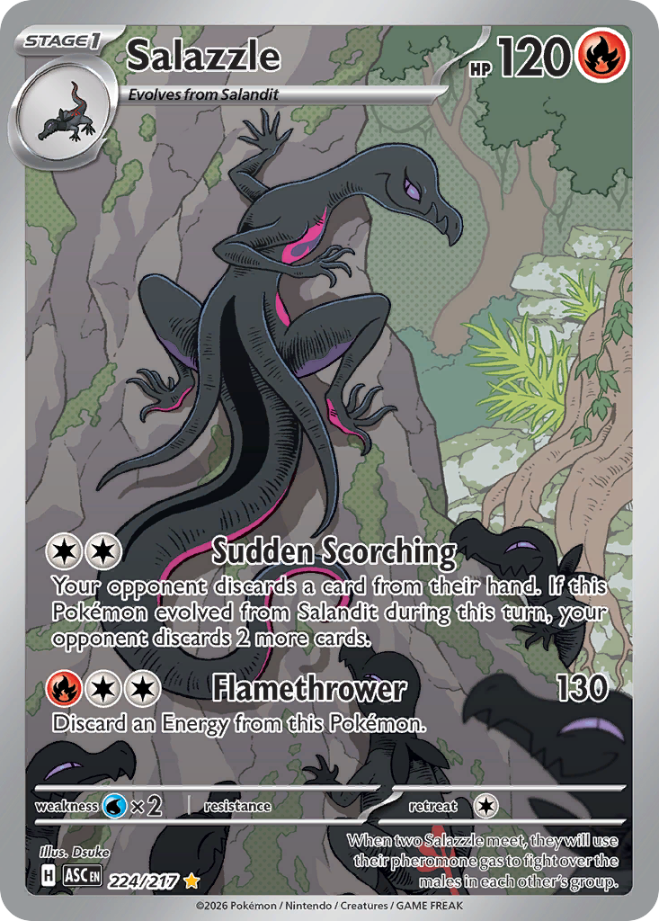 Salazzle 224/217 from Pokemon TCG Ascended Heroes