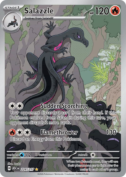Salazzle 224/217 from Pokemon TCG Ascended Heroes