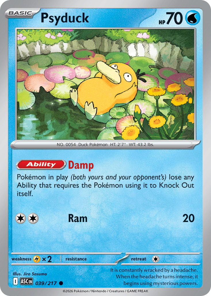 Psyduck 039/217 from Pokemon TCG Ascended Heroes