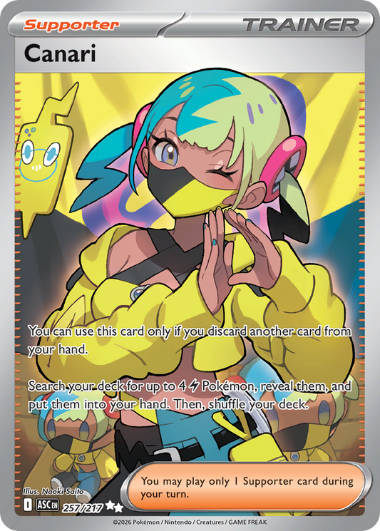 Canari 257/217 from Pokemon TCG Ascended Heroes