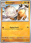 Primeape 108/198 from Pokemon TCG Scarlet & Violet